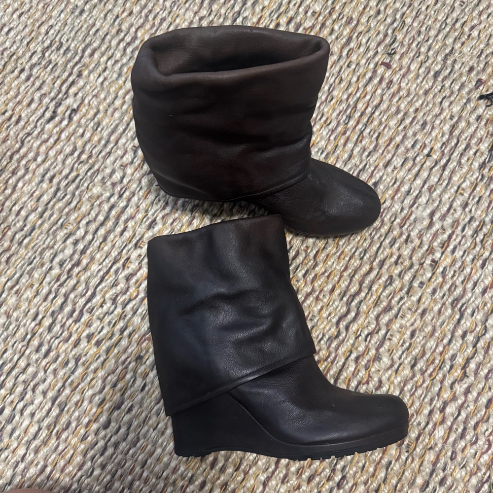 Prada Leather Wedge Bootie SOLD